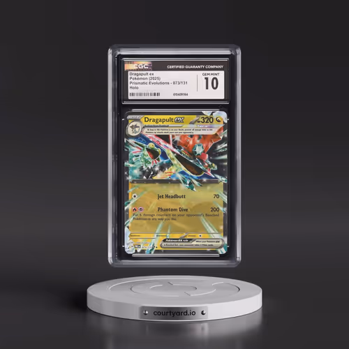2025 Prismatic Evolutions - PRE EN #073/131 Dragapult ex - Holo (CGC 10 GEM MINT)