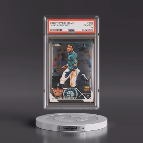 2023 Topps Chrome #200 Julio Rodriguez (PSA 10 GEM MINT)