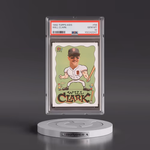 1992 Topps Kids #58 Will Clark (PSA 10 GEM MINT)