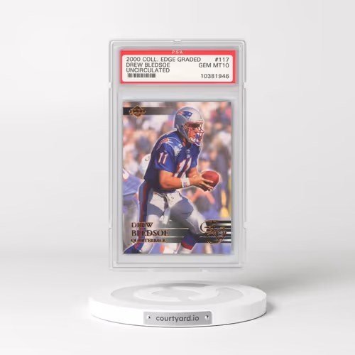 2000 Collector's Edge Graded #117 Drew Bledsoe - Uncirculated (PSA 10 GEM MINT)