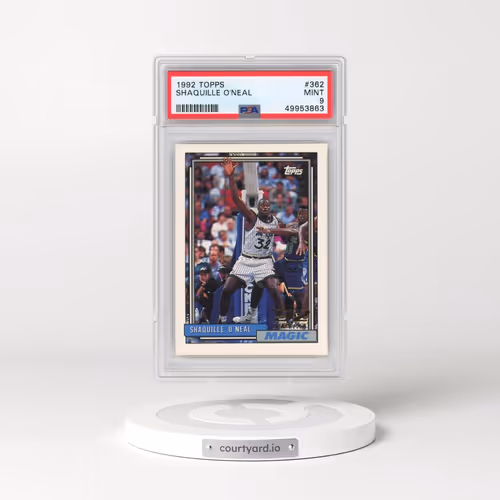 1992 Topps #362 Shaquille O'Neal (PSA 9 MINT)