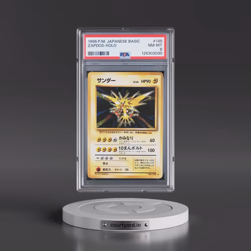 1996 Pokémon Basic #145 Zapdos - Holo (PSA 8 NM-MT)