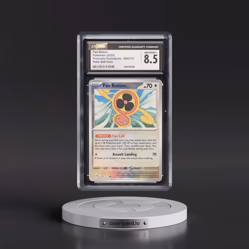2024 Prismatic Evolutions - PRE EN #085/131 Fan Rotom - Poké Ball Holo (CGC 8.5 NM-MT+)