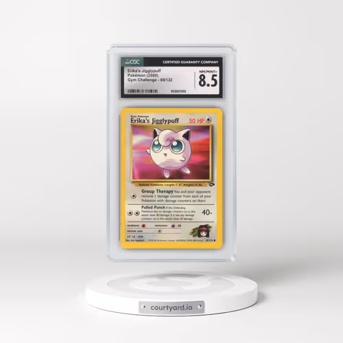 2000 Gym Challenge #69/132 Erika's Jigglypuff (CGC 8.5 NM-MT+)