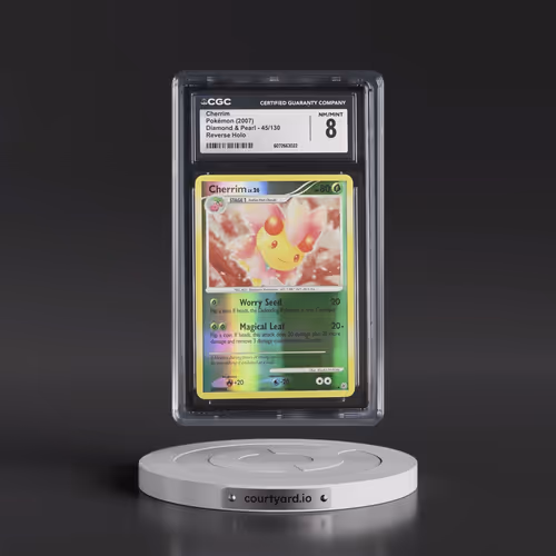 2007 Diamond & Pearl #45/130 Cherrim - Reverse Holo (CGC 8 NM-MT)