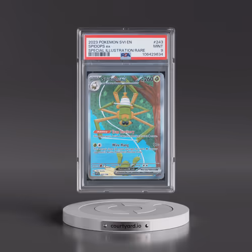 2023 Pokémon Svi EN-Scarlet & Violet #243 Spidops EX - Holo Special Illustration Rare (PSA 9 MINT)
