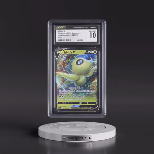 2021 Jet-Black Spirit #003/070 Celebi V - Holo (CGC 10 GEM MINT)