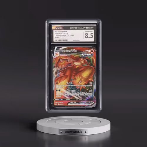 2021 Chilling Reign #021/198 Blaziken VMAX - Holo (CGC 8.5 NM-MT+)