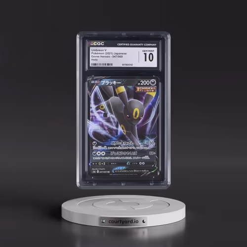 2021 Eevee Heroes #047/069 Umbreon V - Holo (CGC 10 GEM MINT)