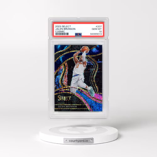 2023 Panini Select #207 Jalen Brunson - Cosmic (PSA 10 GEM MINT)