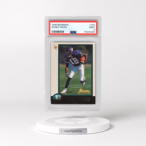 1998 Bowman #182 Randy Moss (PSA 9 MINT)