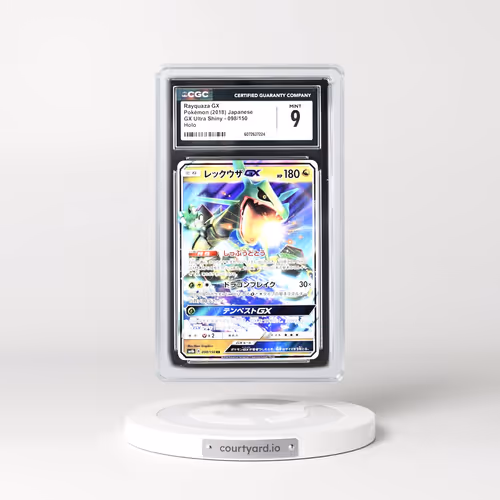 2018 Pokémon Sun & Moon Ultra Shiny GX #098 Rayquaza GX - Holo (CGC 9 MINT)