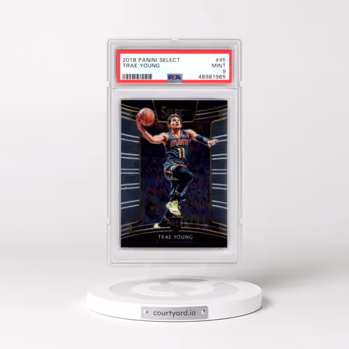 2018 Panini Select #45 Trae Young (PSA 9 MINT)