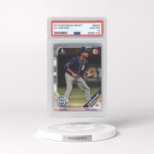 2019 Bowman Draft #BD85 CJ Abrams (PSA 10 GEM MINT)
