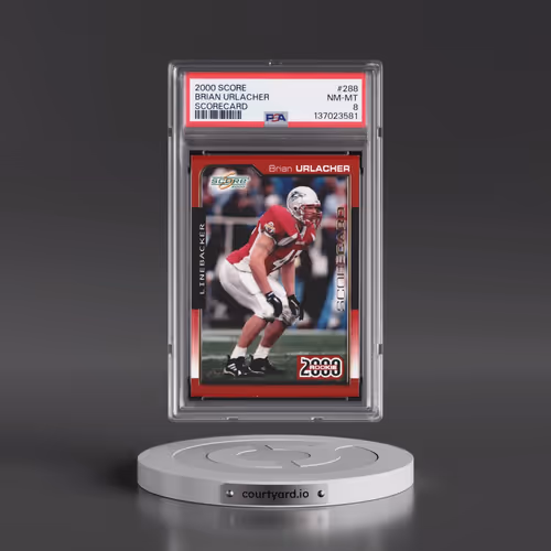 2000 Score #288 Brian Urlacher - Scorecard (PSA 8 NM-MT)