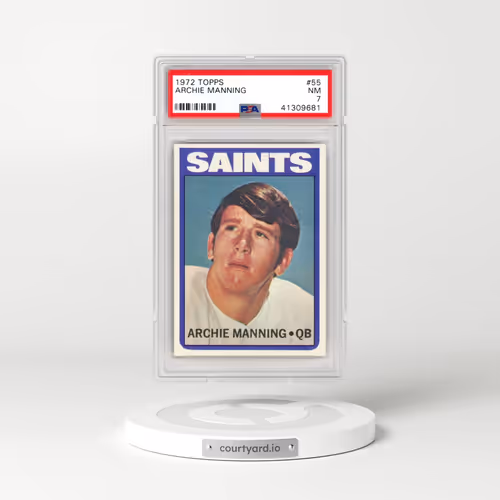 1972 Topps #55 Archie Manning (PSA 7 NM)