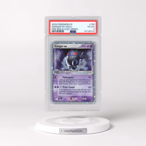 2004 Pokémon EX Fire Red & Leaf Green #108 Gengar EX - Holo Holo (PSA 4 VG-EX)