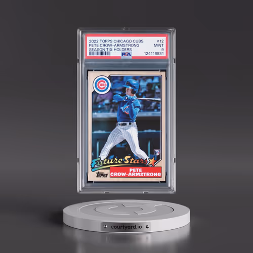 2022 Topps Chicago Cubs Season Ticket Holders #12 Pete Crow-Armstrong (PSA 9 MINT)