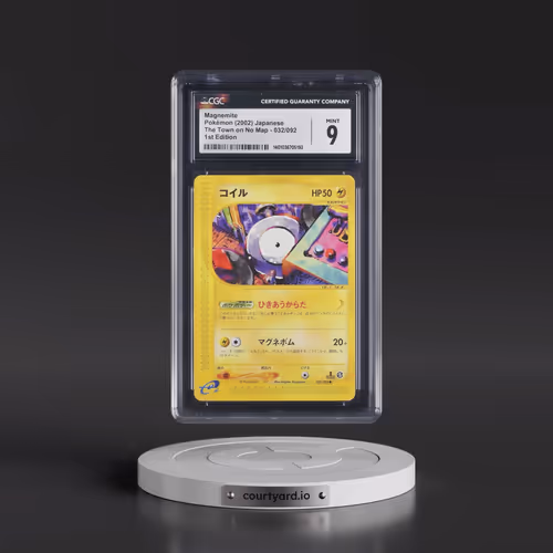 2002 The Town on No Map #032/092 Magnemite - 1st Edition (CGC 9 MINT)