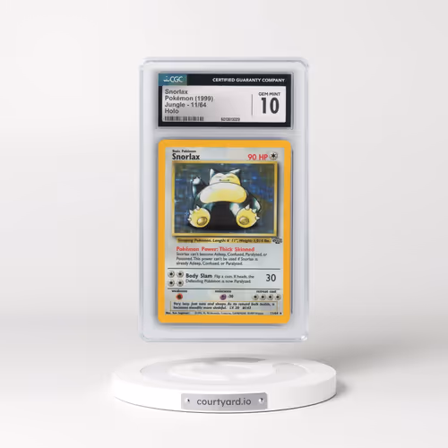 1999 Jungle #11/64 Snorlax - Holo (CGC 10 GEM MINT)