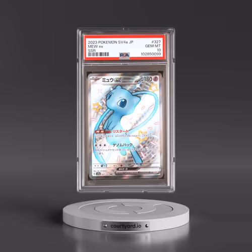 2023 Pokémon Sv4a-Shiny Treasure EX #327 Mew EX - Holo Ssr (PSA 10 GEM MINT)
