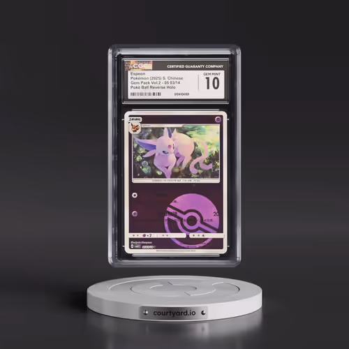 2025 Gem Pack Volume 2 - CBB2C - Simplified #05 03/14 Espeon - Reverse Holo Poké Ball (CGC 10 GEM MI
