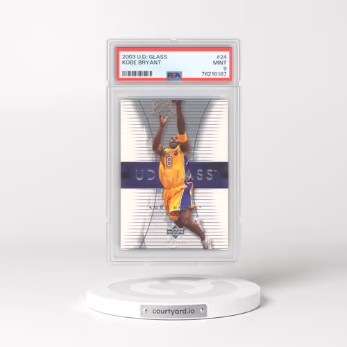 2003 Upper Deck Glass #24 Kobe Bryant (PSA 9 MINT)