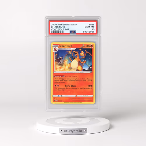 2020 Pokémon Sword & Shield Vivid Voltage #025 Charizard (PSA 10 GEM MINT)