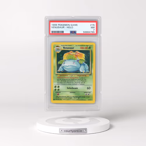 1999 Pokémon Game #15 Venusaur - Holo (PSA 7 NM)