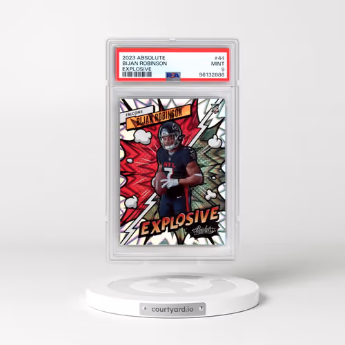 2023 Panini Absolute Explosive #44 Bijan Robinson (PSA 9 MINT)