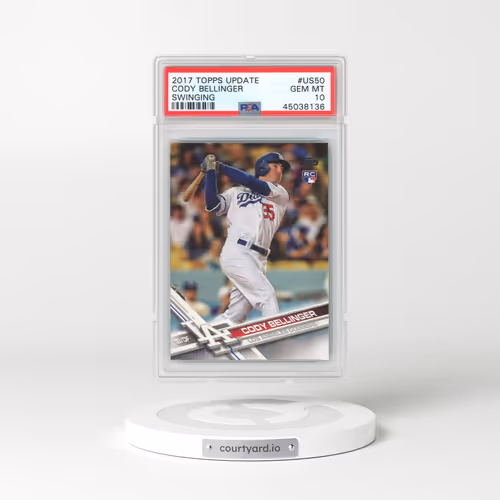 2017 Topps Update #US50 Cody Bellinger - Swinging (PSA 10 GEM MINT)