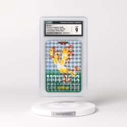 1996 Japanese Bandai Carddass #146 Moltres - Green Card (CGC 9 MINT)