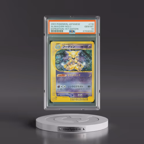 2001 Pokémon Expedition #116 Alakazam - 1st Edition Holo (PSA 10 GEM MINT)