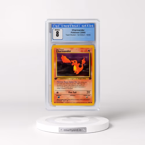 2000 Team Rocket #50/82 Charmander - 1st Edition 1st Edition (CGC 8 NM-MT)