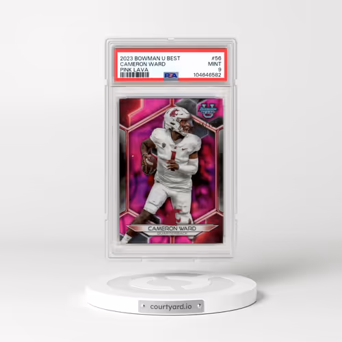 2023 Bowman University Best #56 Cameron Ward - Pink Lava (PSA 9 MINT)