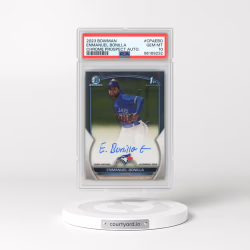 2023 Bowman Chrome Prospect Autographs #CPAEBO Enmanuel Bonilla (PSA 10 GEM MINT)