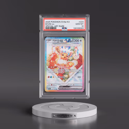 2025 Pokémon Sv8a-Terastal Fest EX #224 Eevee EX - Holo Special Art Rare (PSA 10 GEM MINT)