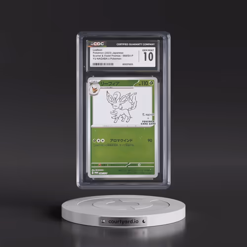 2022 Scarlet & Violet Promos #068/SV-P Leafeon - Reverse Holo YU NAGABA x Pokémon () (CGC 10 GEM MIN