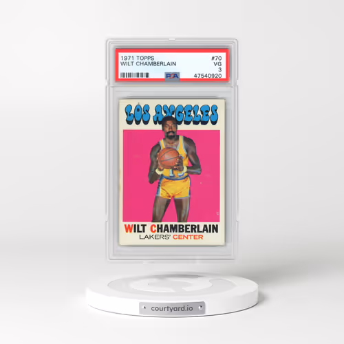 1971 Topps #70 Wilt Chamberlain (PSA 3 VG)