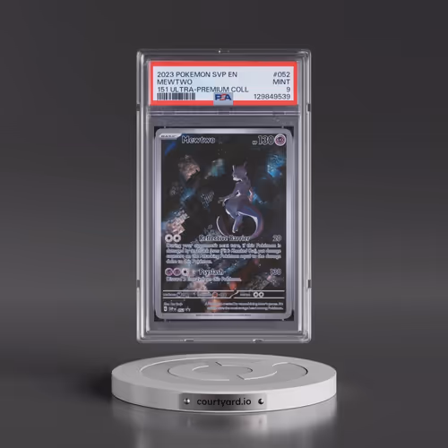 2023 Pokémon Svp EN-SV Black Star Promo #052 Mewtwo - 151 Ultra-Premium Collection (PSA 9 MINT)
