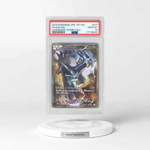 2015 Pokémon Legendary Shine Collection #017 Dialga - 1st Edition Full Art (PSA 10 GEM MINT)