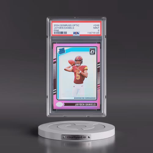2024 Panini Donruss Optic #248 Jayden Daniels - Pink (PSA 9 MINT)