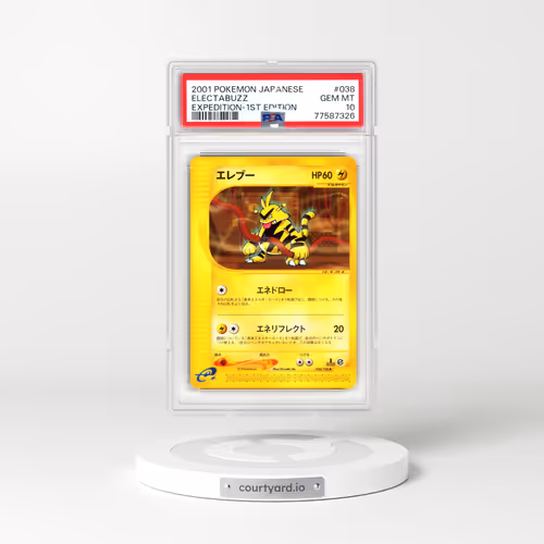 2001 Japanese Expedition #38 Electabuzz - 1st Edition (PSA 10 GEM MINT)