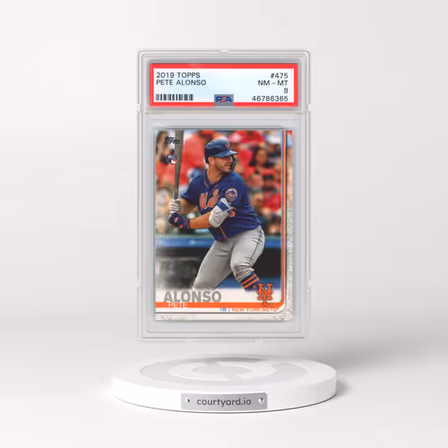 2019 Topps #475 Pete Alonso (PSA 8 NM-MT)