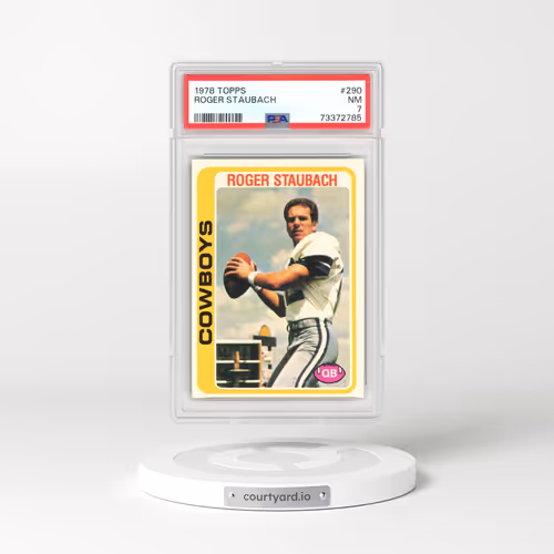 1978 Topps #290 Roger Staubach (PSA 7 NM)