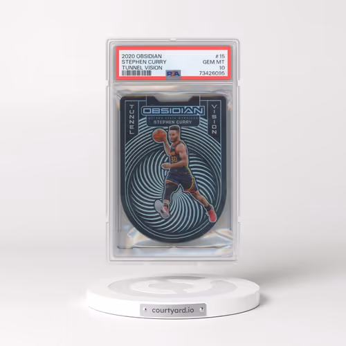2020 Panini Obsidian Tunnel Vision #15 Stephen Curry (PSA 10 GEM MINT)