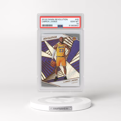 2018 Panini Revolution #40 LeBron James (PSA 10 GEM MINT)
