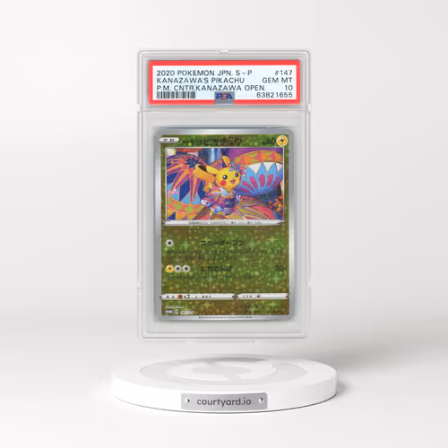 2019 Sword & Shield Promos #147 Kanazawa's Pikachu - Rev. Holo Kanazawa Special Box (PSA 10 GEM MINT)