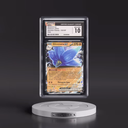 2023 Obsidian Flames - OBF EN #123/197 Glimmora ex - Holo (CGC 10 GEM MINT)