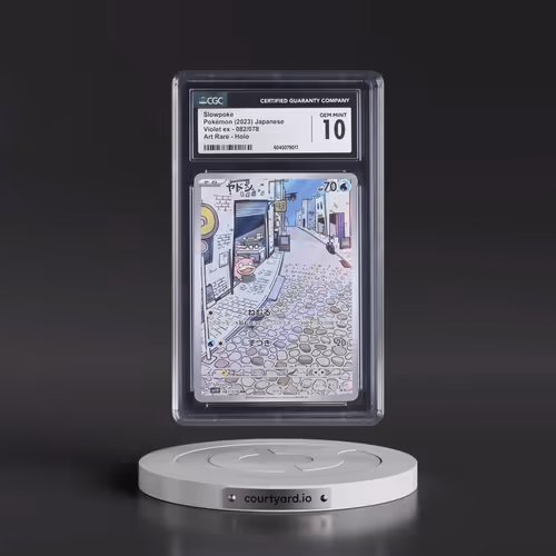 2023 Violet ex #082/078 Slowpoke - Art Rare Holo (CGC 10 GEM MINT)